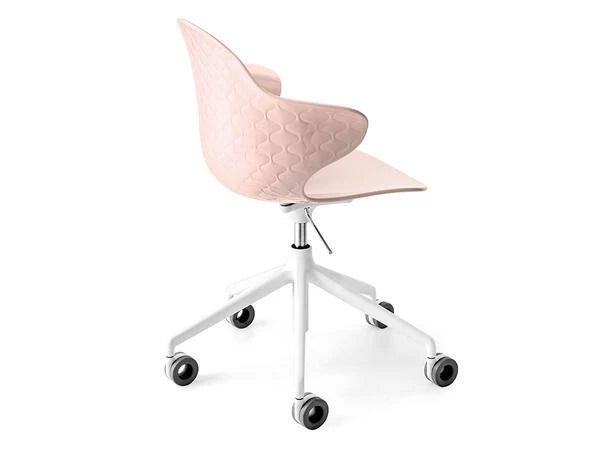 Calligaris Saint Tropez swivel plastic chair on casters | Made to Order