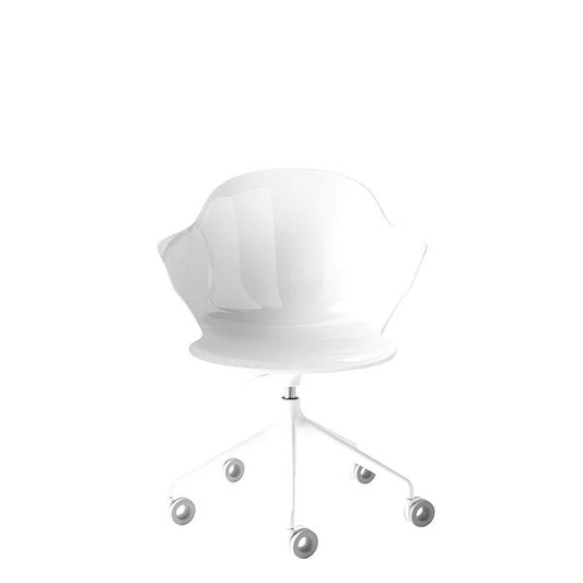 Calligaris Saint Tropez swivel plastic chair on casters | Made to Order