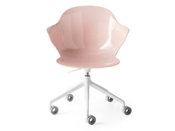 Calligaris Saint Tropez swivel plastic chair on casters | Made to Order